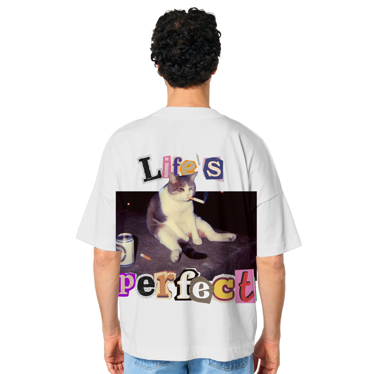 Cat Life s perfect - Organic Oversize Shirt