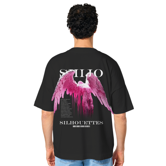 Sillouhets Dark Print - Organic Oversize Shirt