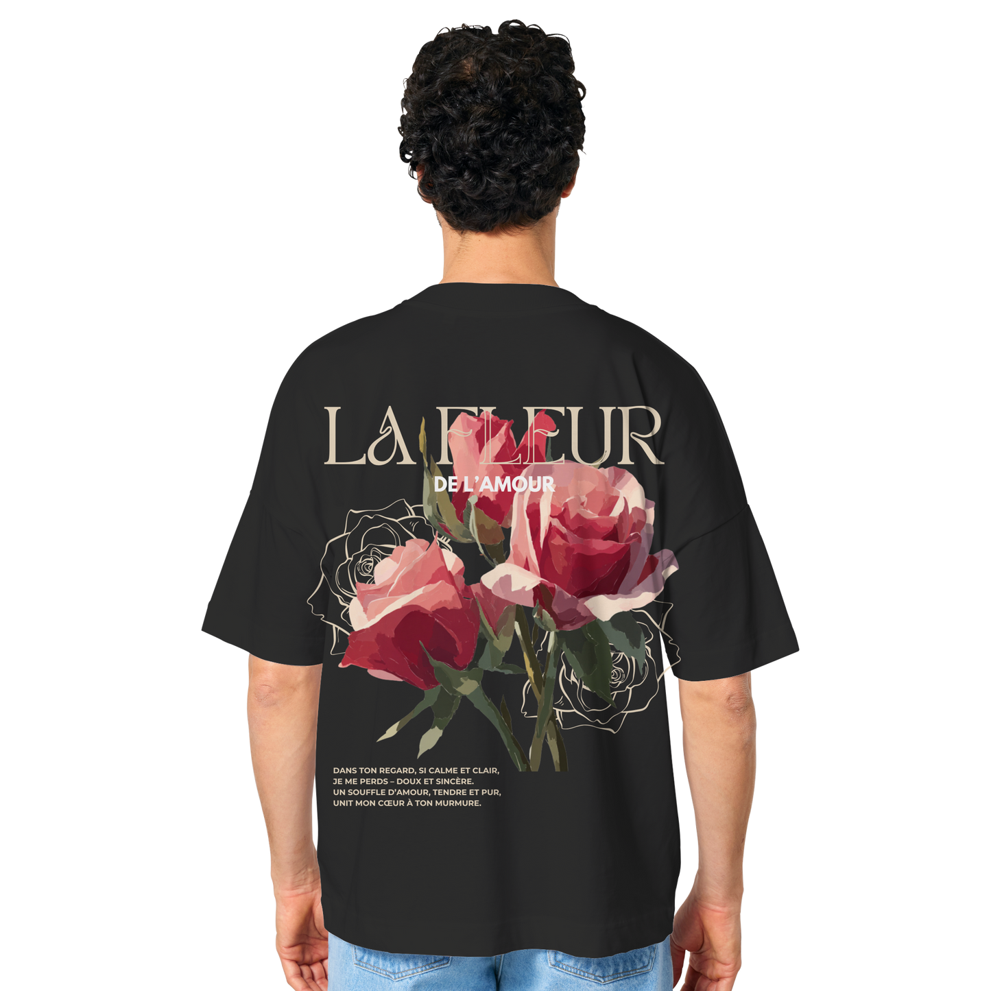 La Fleur de l’amour - Organic Oversize Shirt
