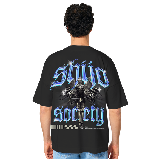 Chrome Blue - Organic Oversize Shirt