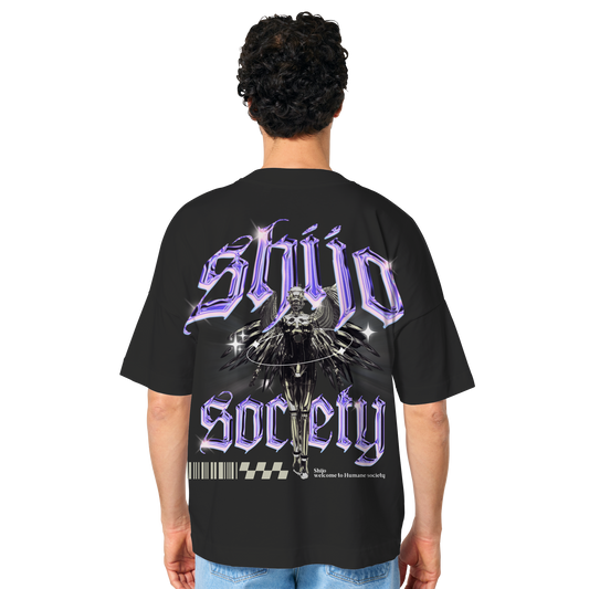 Chrome lila - Organic Oversize Shirt