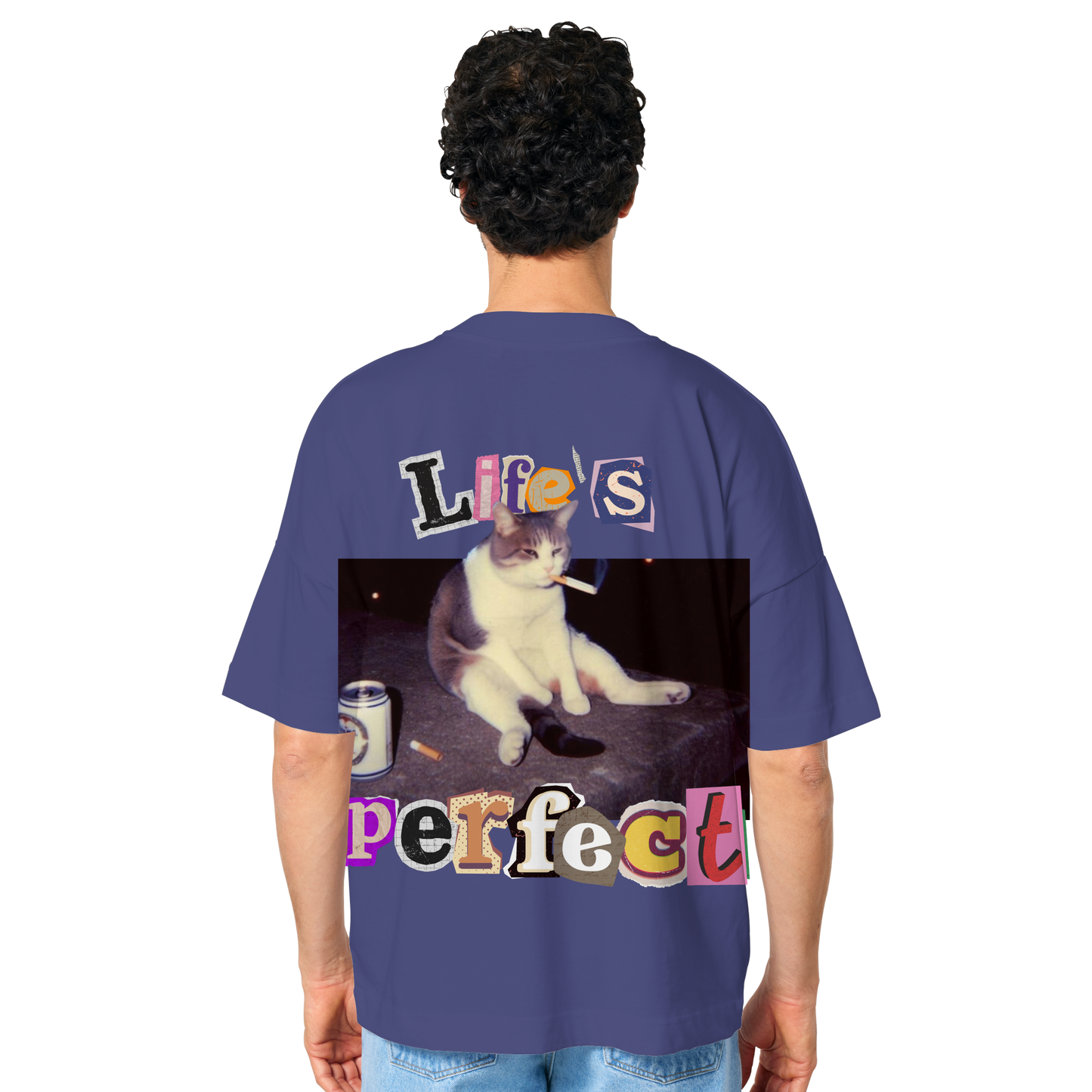 Cat Life s perfect - Organic Oversize Shirt