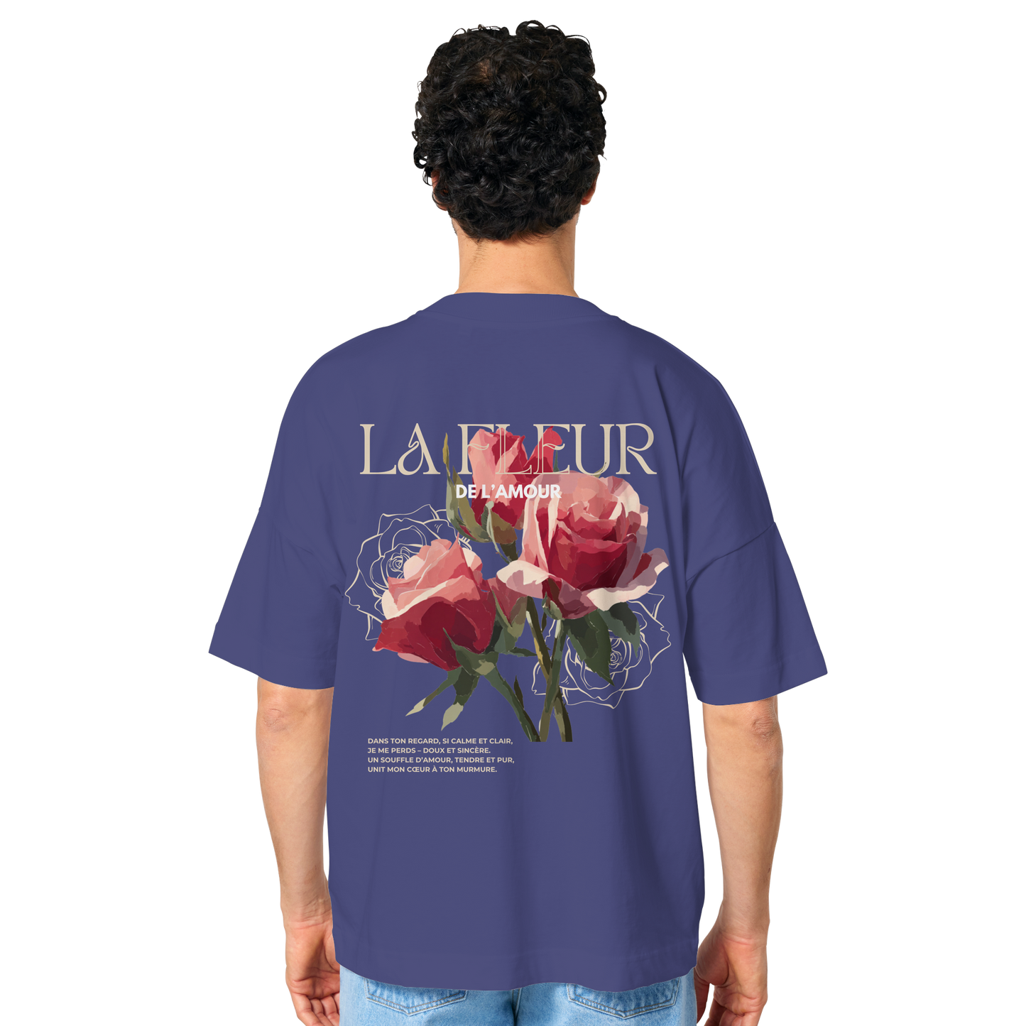 La Fleur de l’amour - Organic Oversize Shirt
