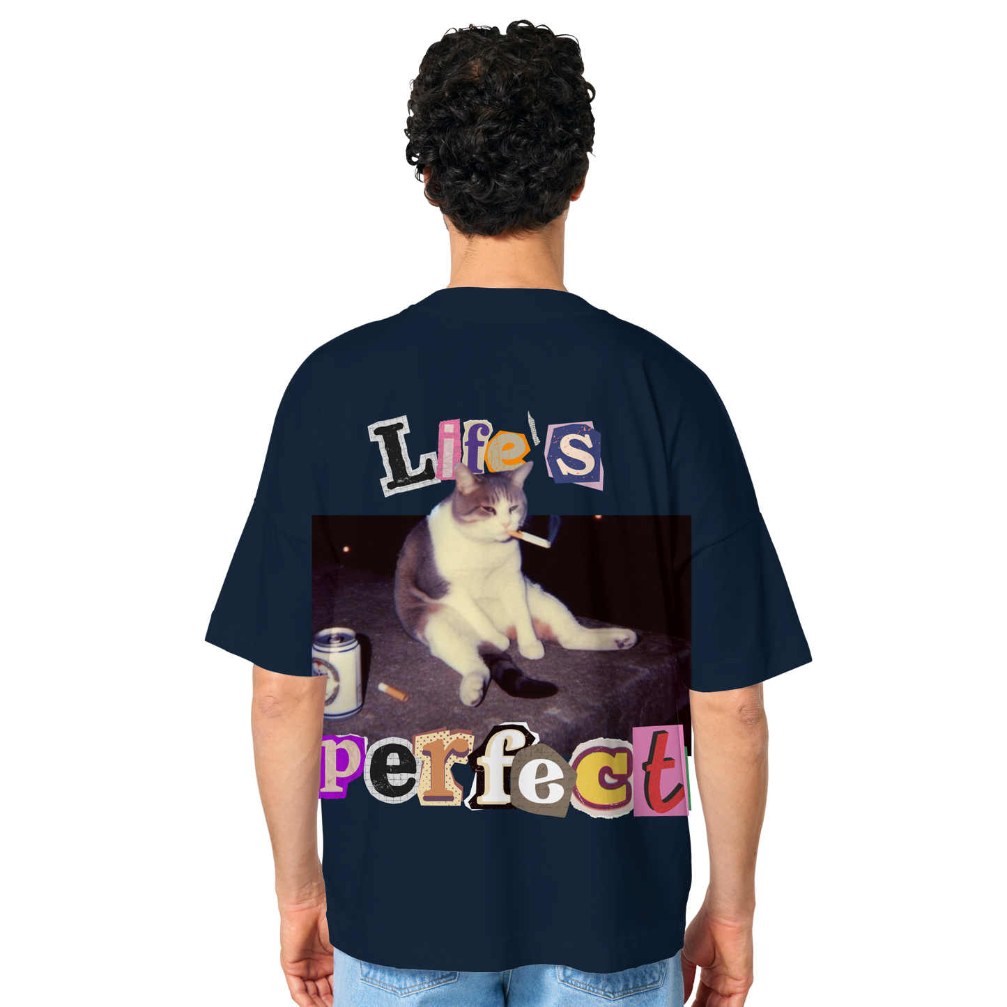 Cat Life s perfect - Organic Oversize Shirt