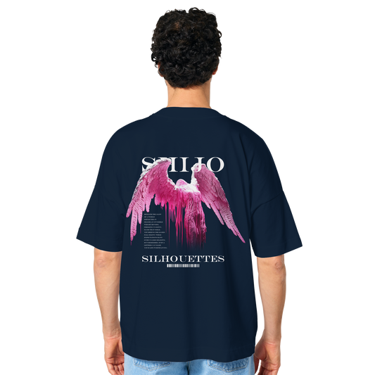 Sillouhets Dark Print - Organic Oversize Shirt
