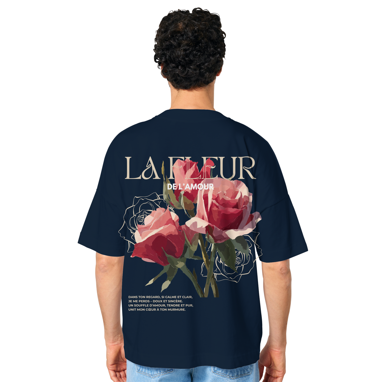 La Fleur de l’amour - Organic Oversize Shirt