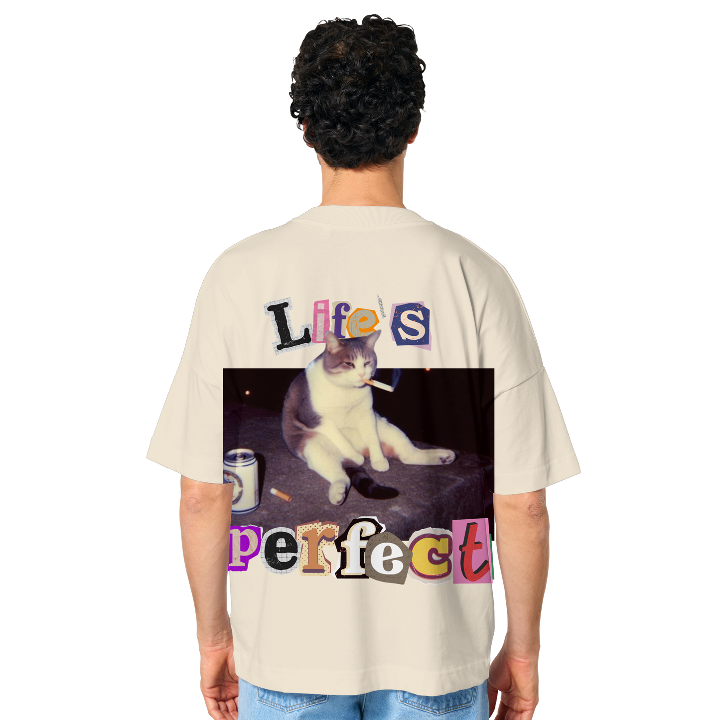 Cat Life s perfect - Organic Oversize Shirt