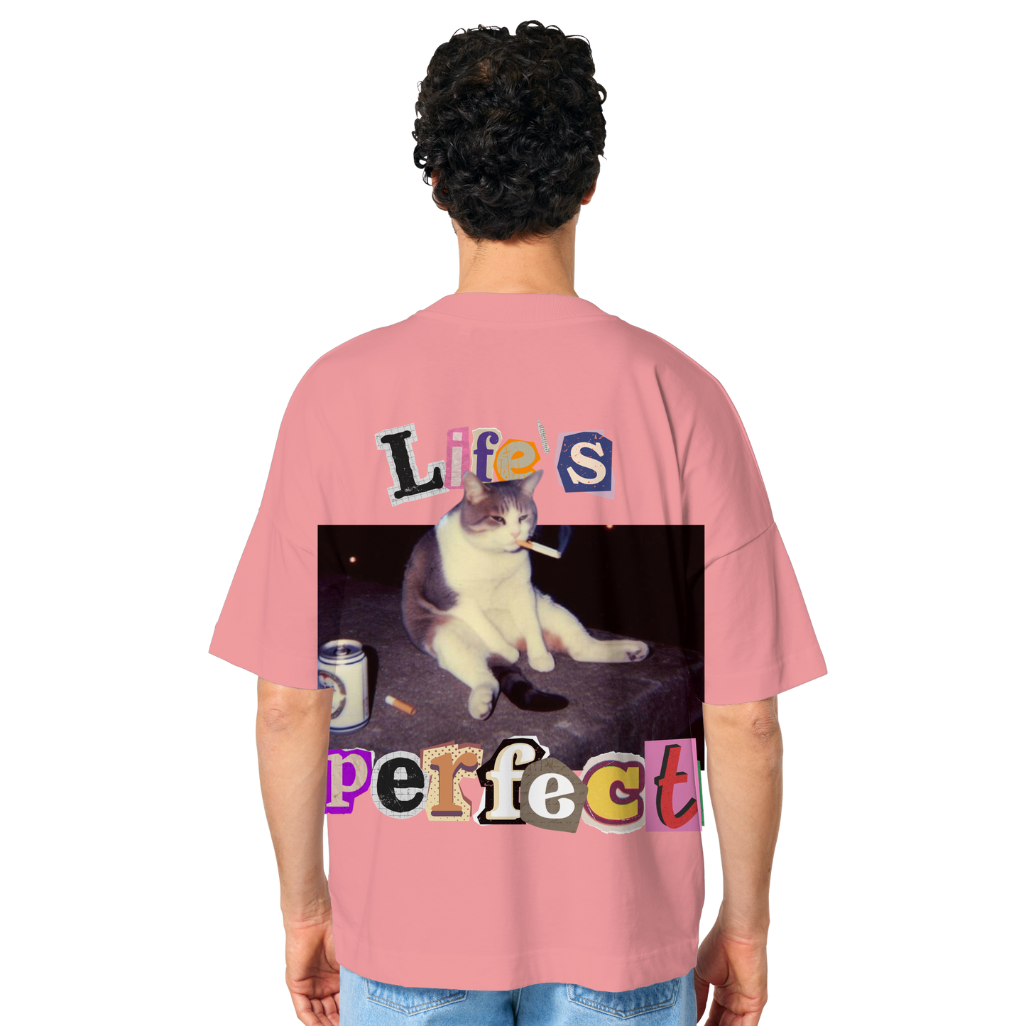 Cat Life s perfect - Organic Oversize Shirt