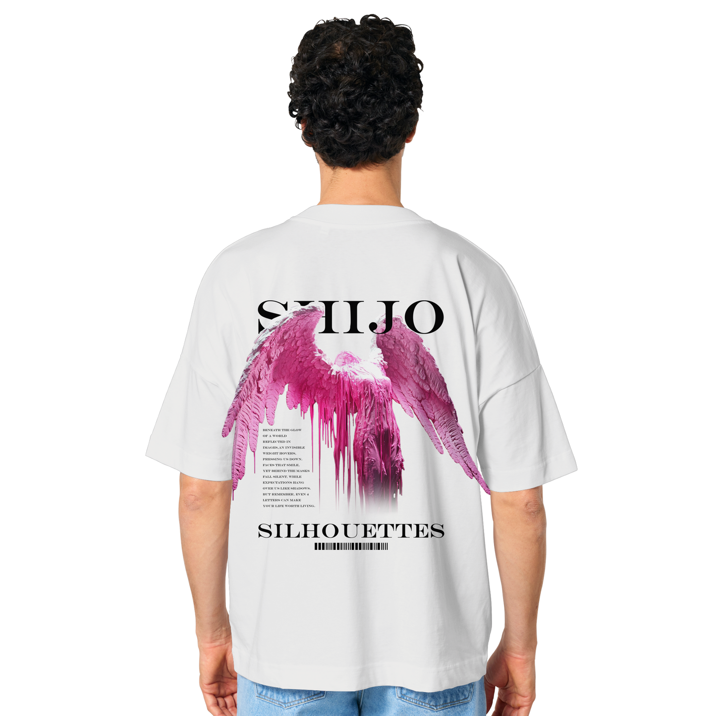 Sillouetts Withe - Organic Oversize Shirt